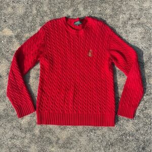 Ralph Lauren Vibrant Red Crewneck Sweater